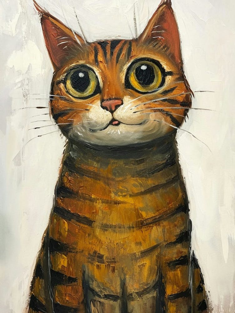 Munchkin Cat Painting 2