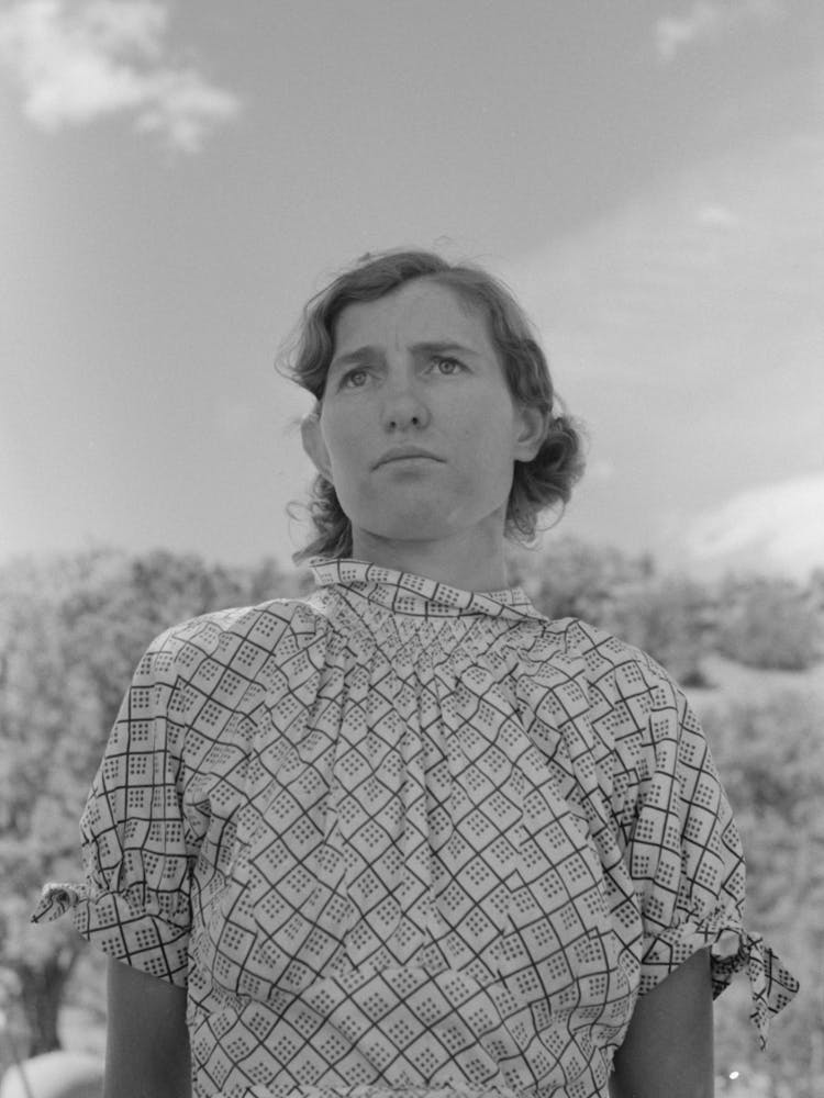 Untitled Photo, Possibly Related To Mrs Whinery Searches The Sky For Rain Clouds, Pie Town, New Mexico By