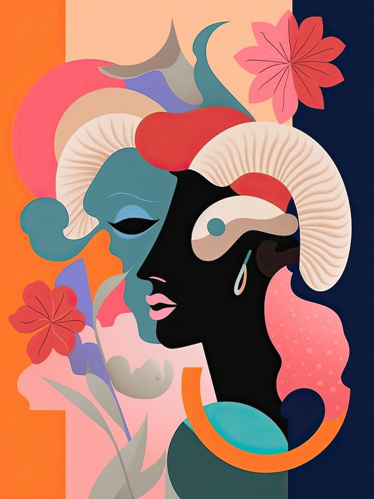 Aries Illustration Zodiac Star Sign 3