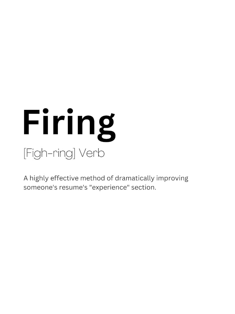 Firing Definition Meaning