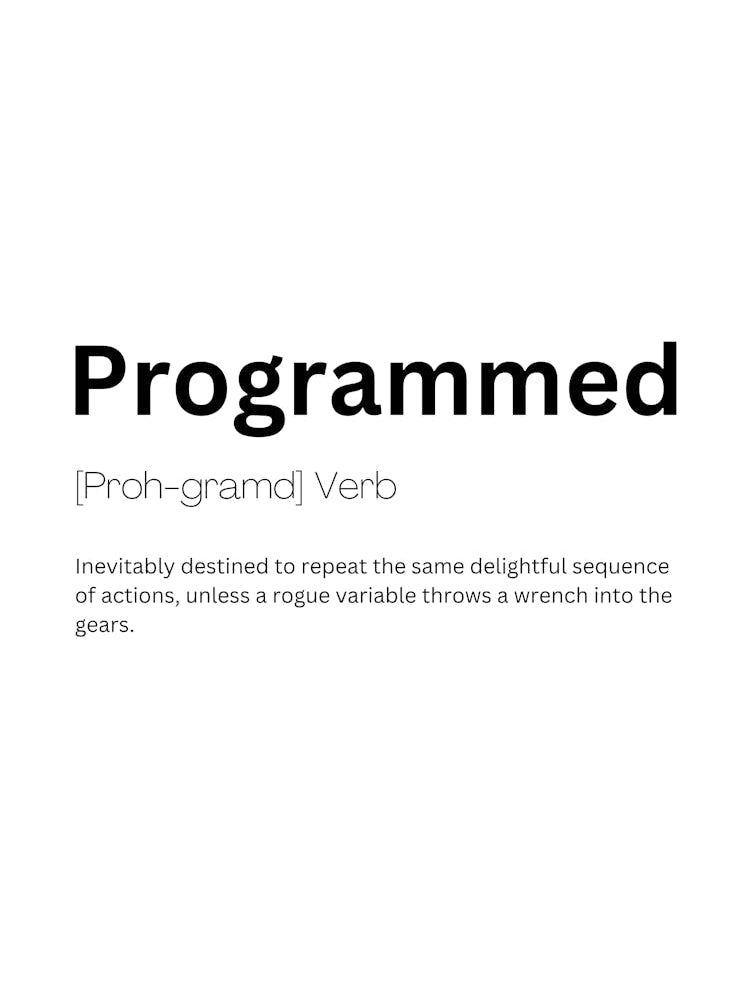 Programmed Definition Meaning