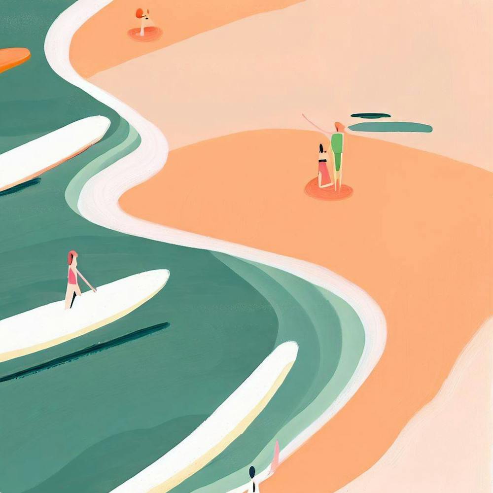 Summer surf