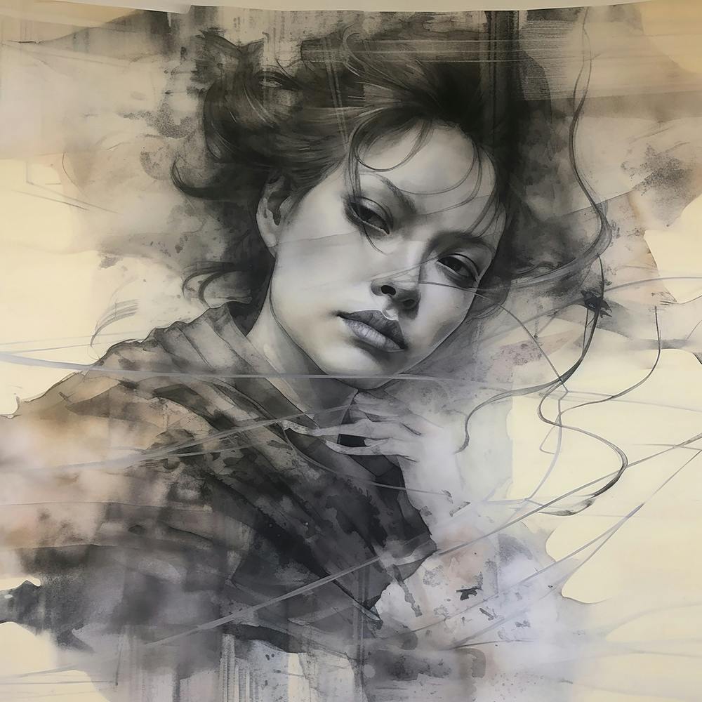 All This Wasted Beauty Surreal Portrait