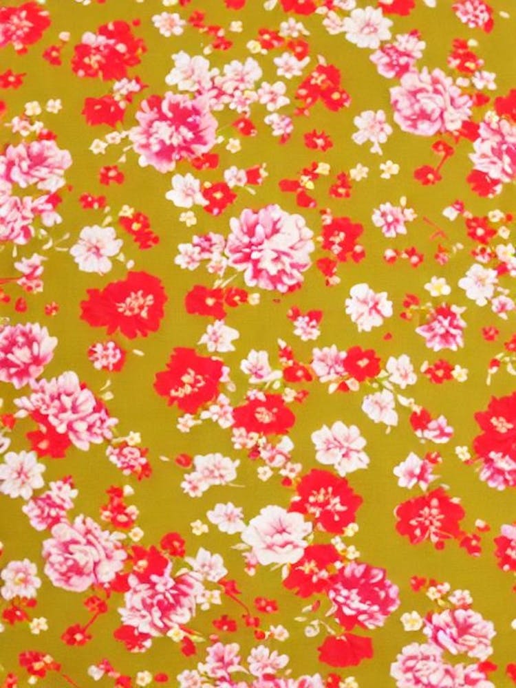 Snapdragon Floral Print Retro Pattern 2 Flower