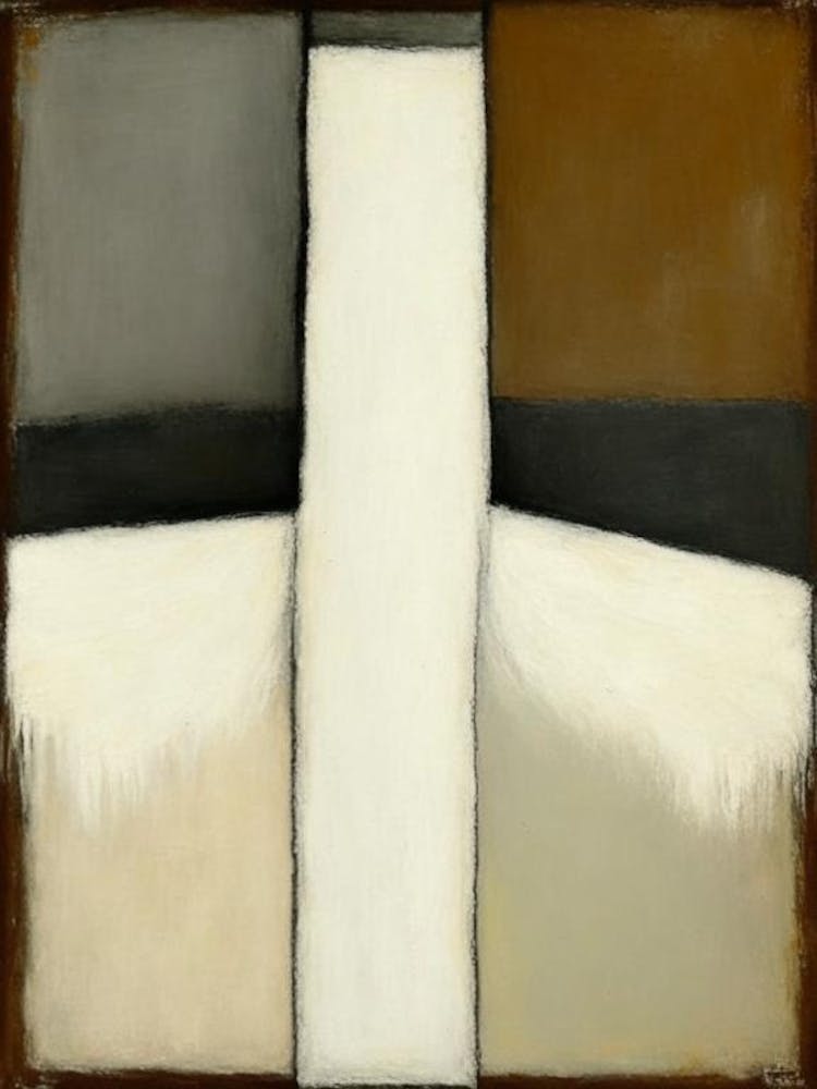Angel Symbol Abstract Painting