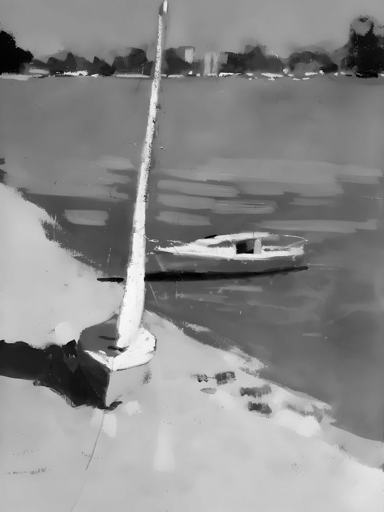 Sailboat On The Beach 1