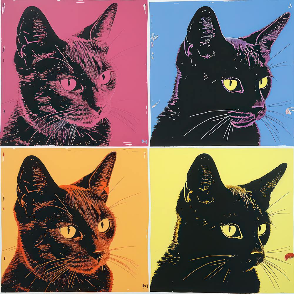 Katzen Pop Art 3