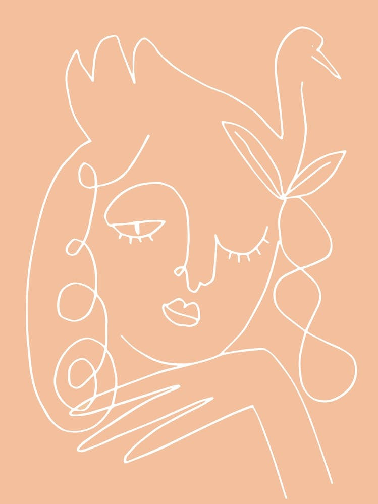 Peach Fuzz Line Art_2670655