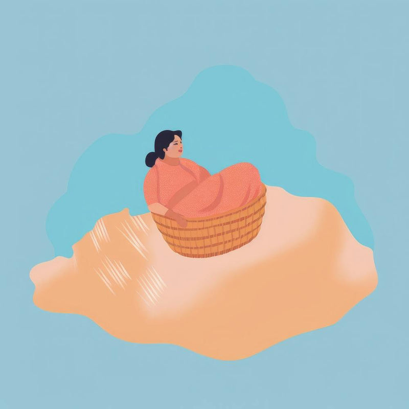 Woman In A Basket 6