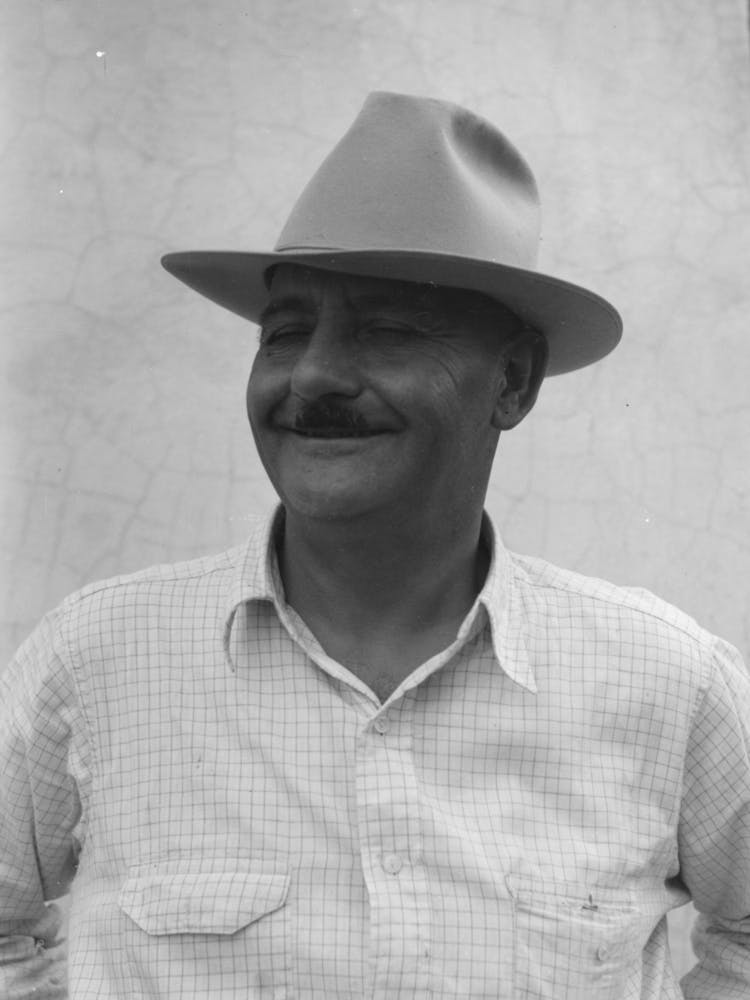 Untitled Photo, Possibly Related To Juan Candelaria, Owner Of Several Thousand Acres Of Land Near Concho, Arizona