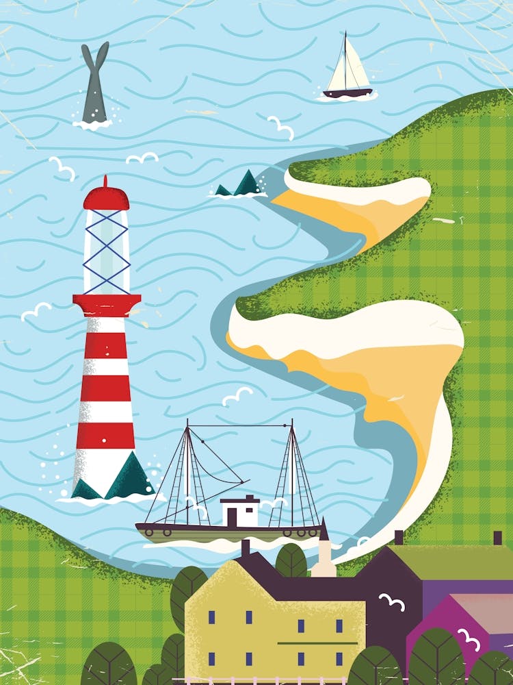 Lighthouse On The Coast