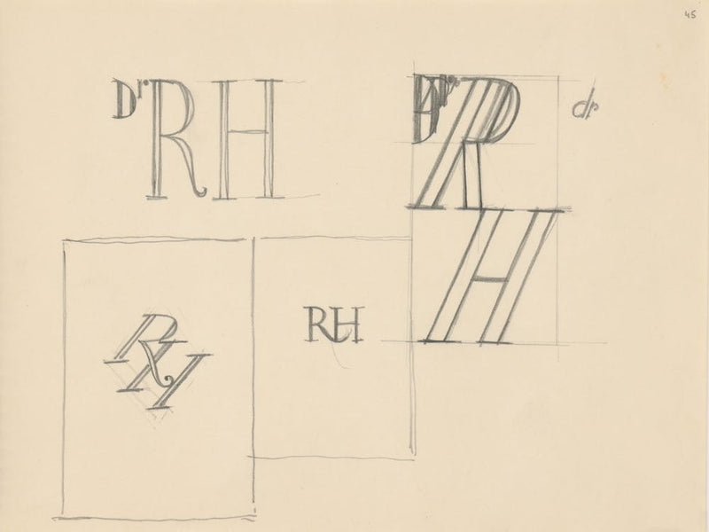 Sketchbook With Various Studio Drawings, Mikuláš Galanda (23)