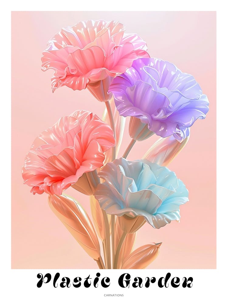 Dreamy Inflatable Flowers Poster Carnations 3