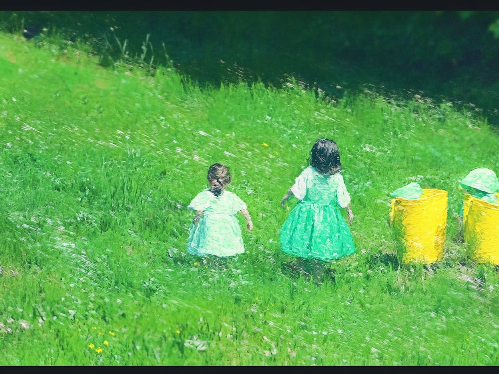 Children In The Grass 1