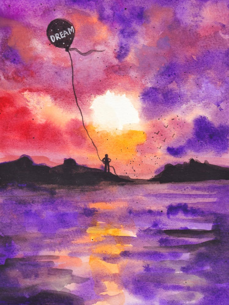 Dream in Sunset At The Beach