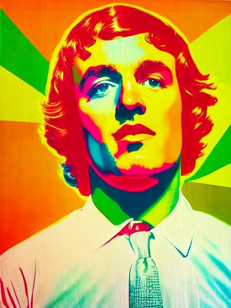 Joe Cocker Colourful Pop Art