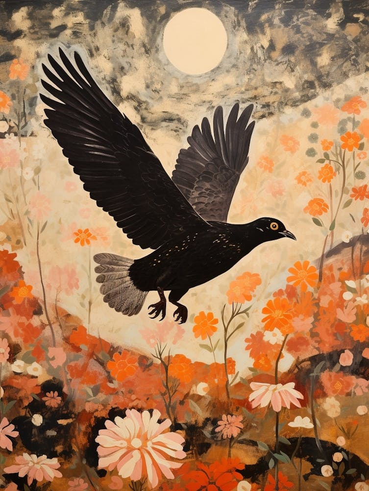 Peinture d'oiseau détaillée Coot 3