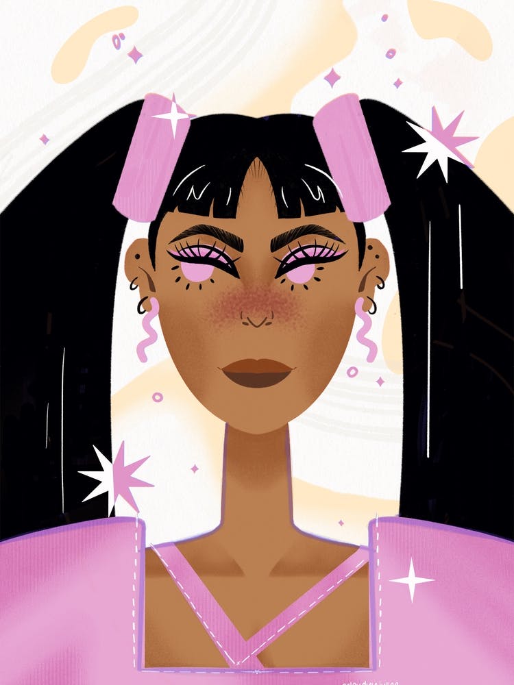 Girl In Pink 