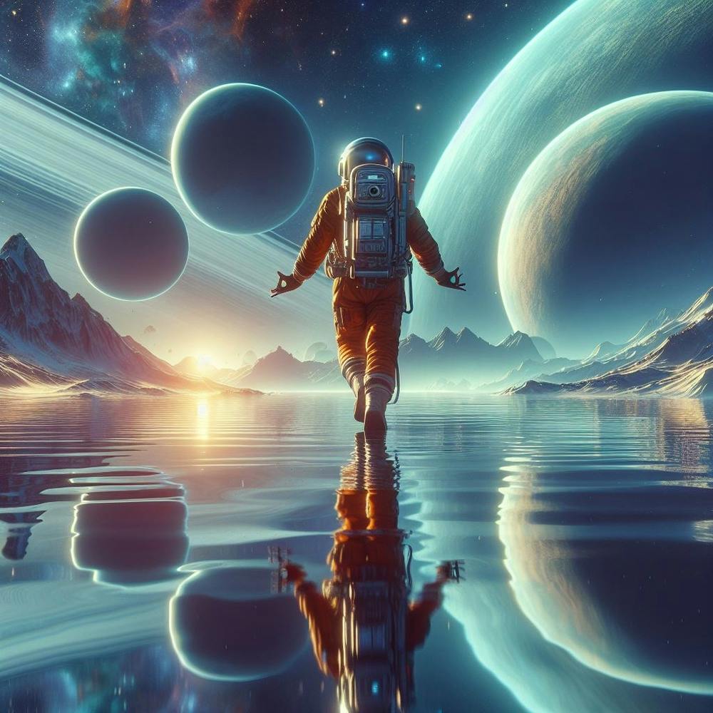 Astronaut In Space 1