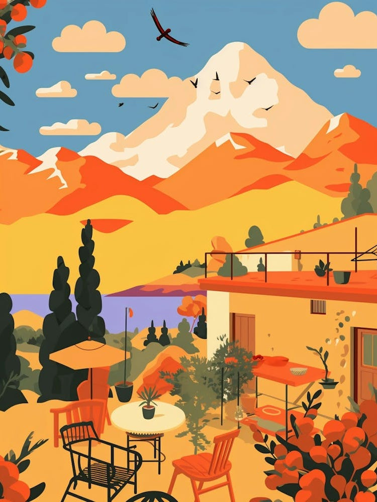 Chile 1 Travel Illustration