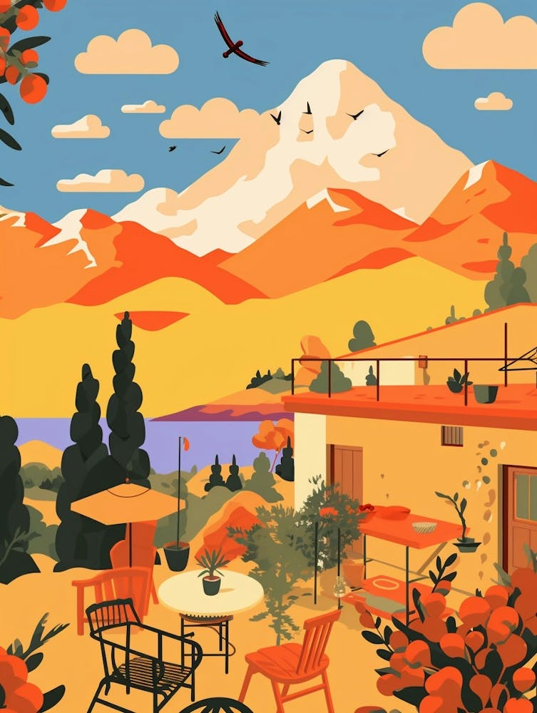 Chile 1 Travel Illustration