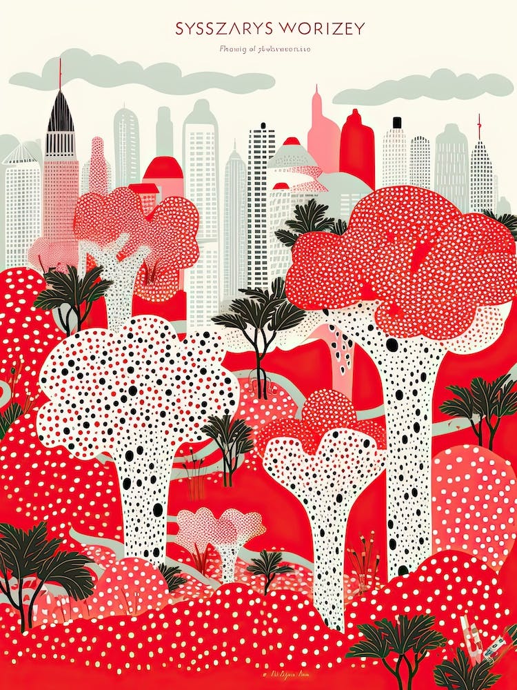 Singapore, Illustration In The Style Of Pop Art 4