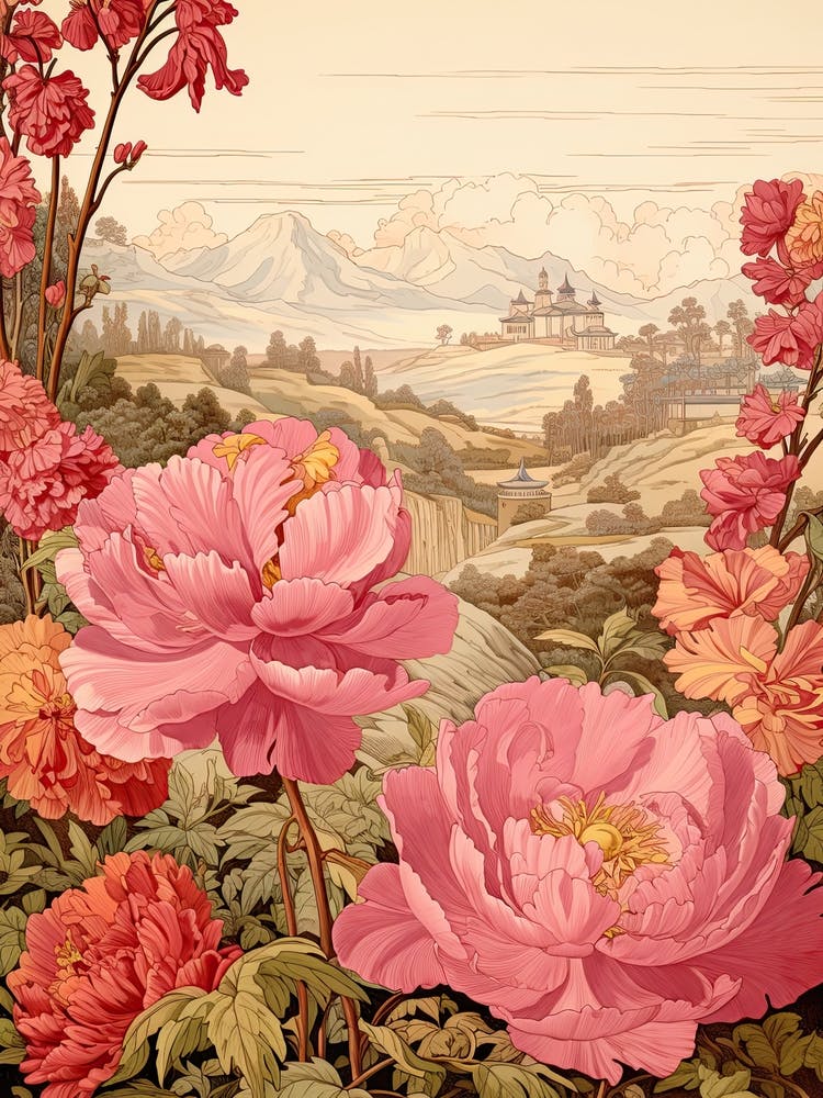 Peony Victorian Style 0