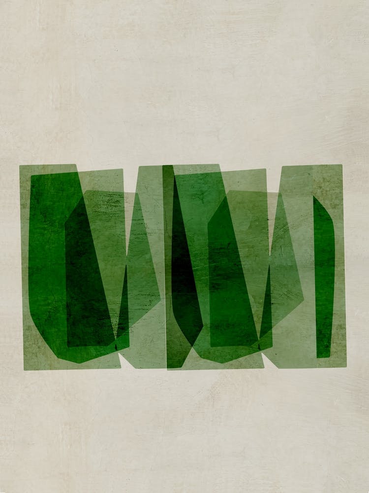 Green Linear Shapes