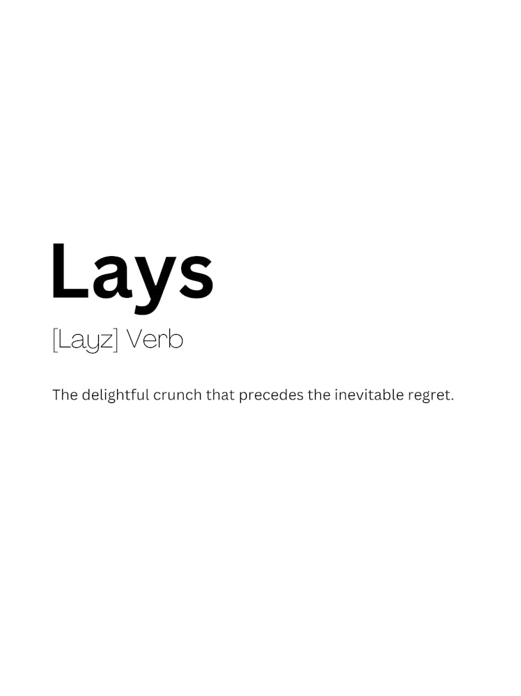 Lays Definition Meaning