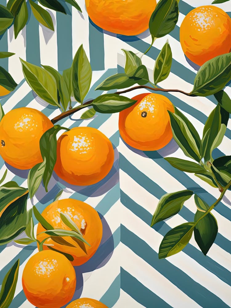 Kumquats Fruit Summer Illustration 1