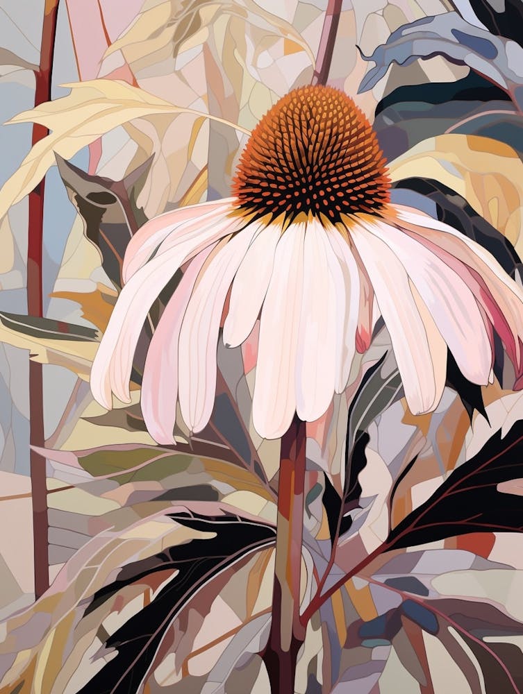 Coneflower 3 Flower Painting