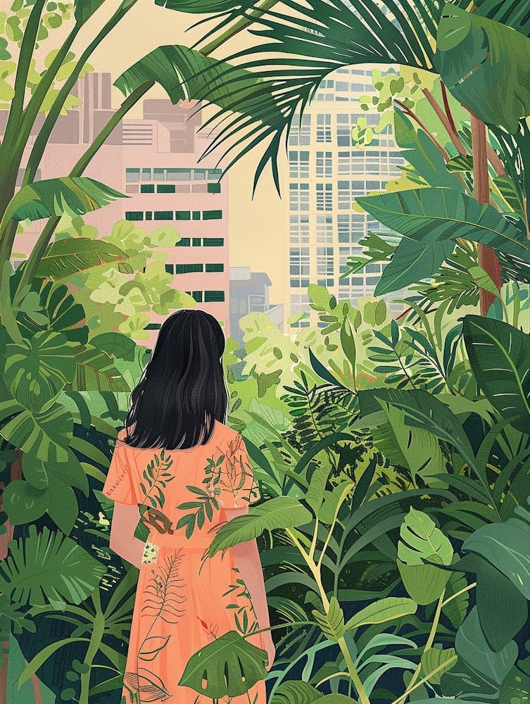 In The Garden Hamarikyu Gardens Japan 3