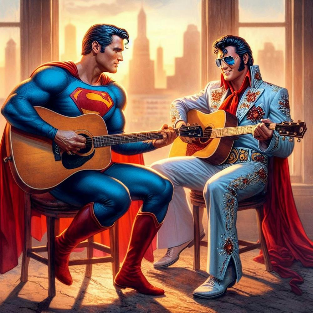 Superman And Elvis