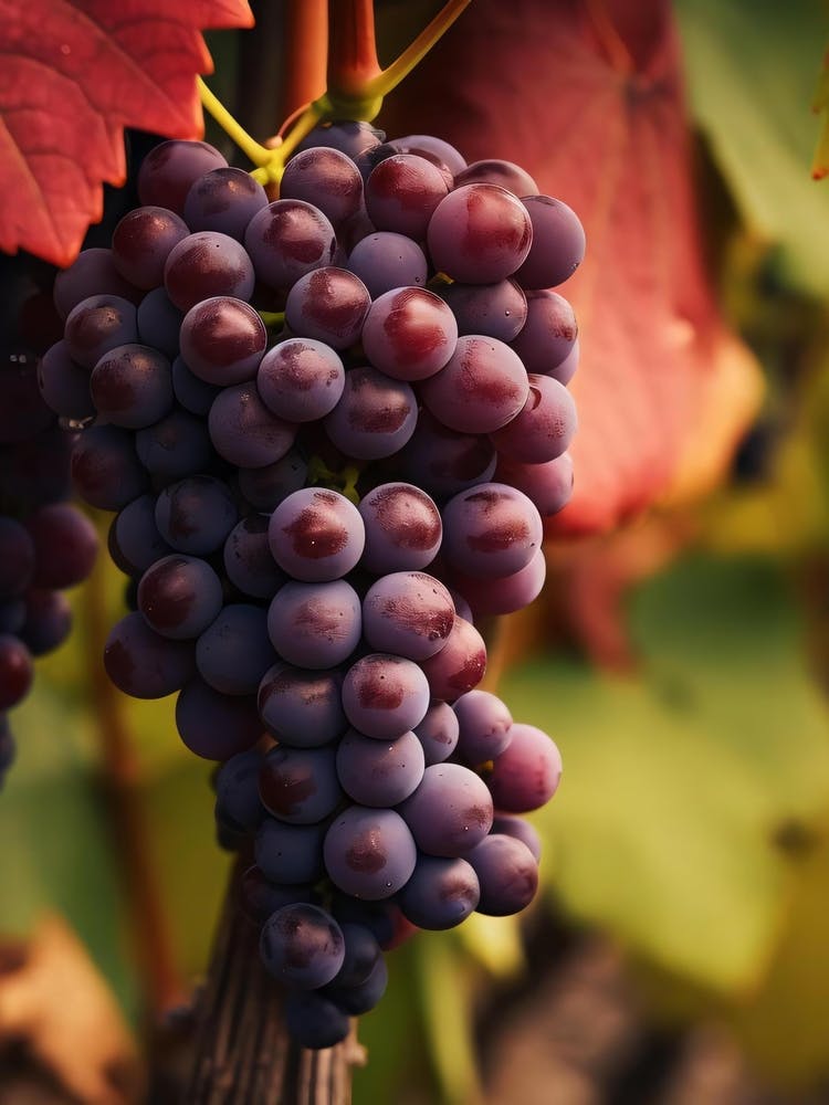 Raisins Sur La Vigne