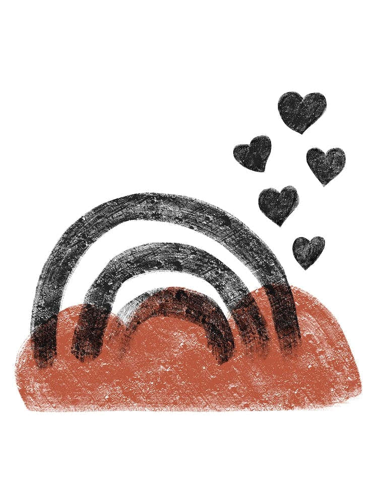 Dalia Chalk Black Rainbow