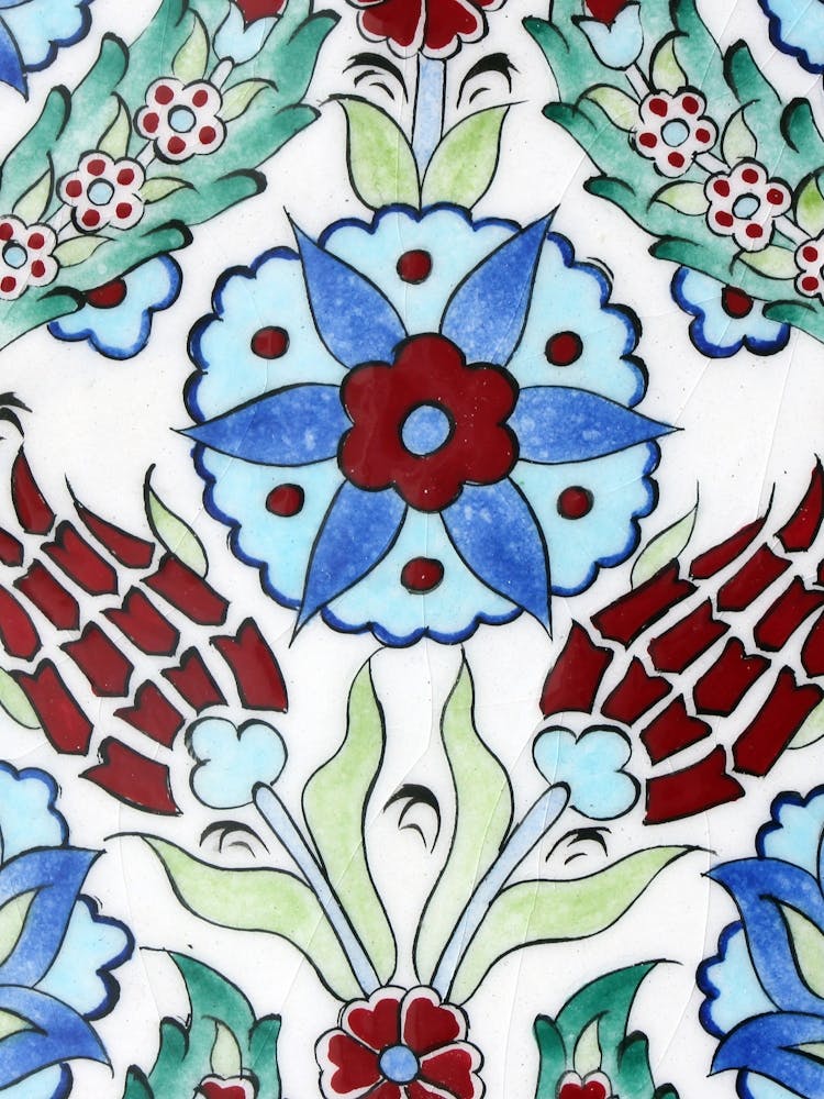 Turkish Tile- Iznik — Turkish pattern 1