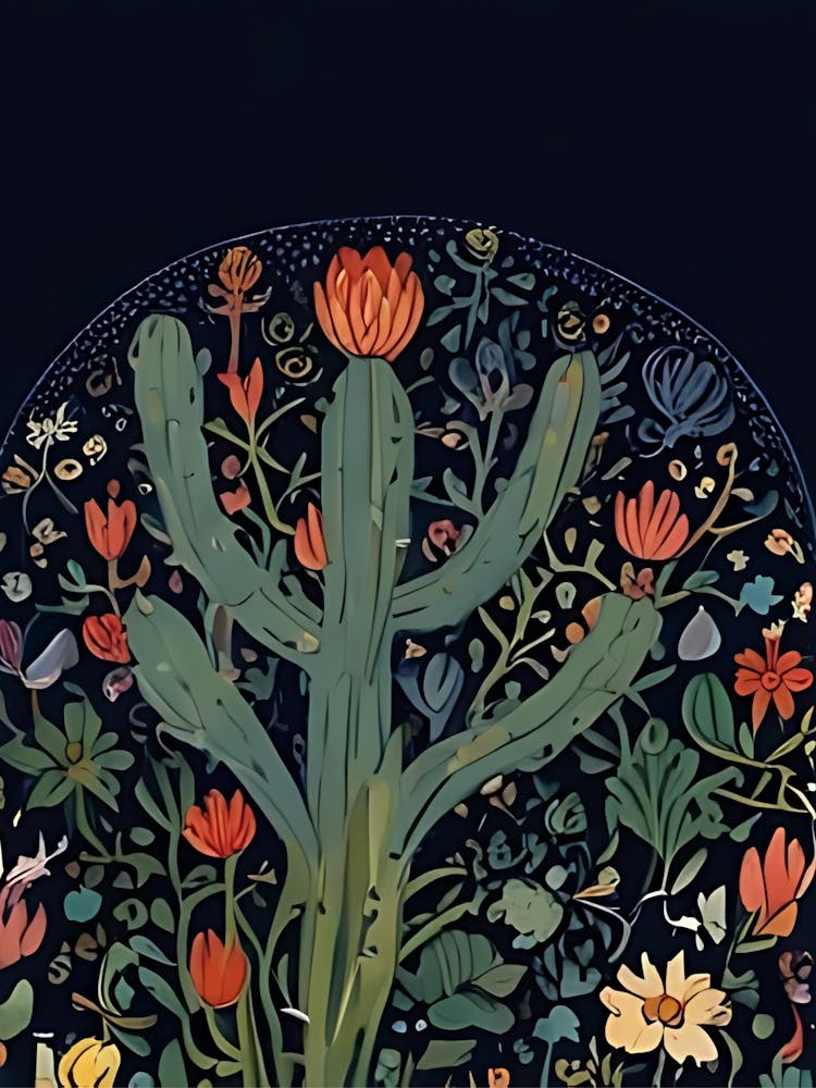 William Morris Cactus Garden 2