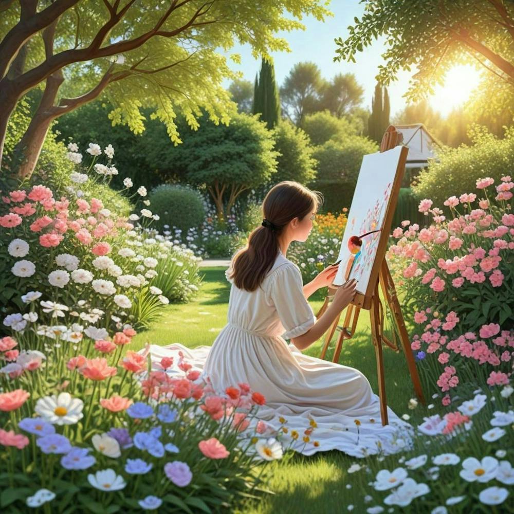 Woman Girls With Art Board (1)