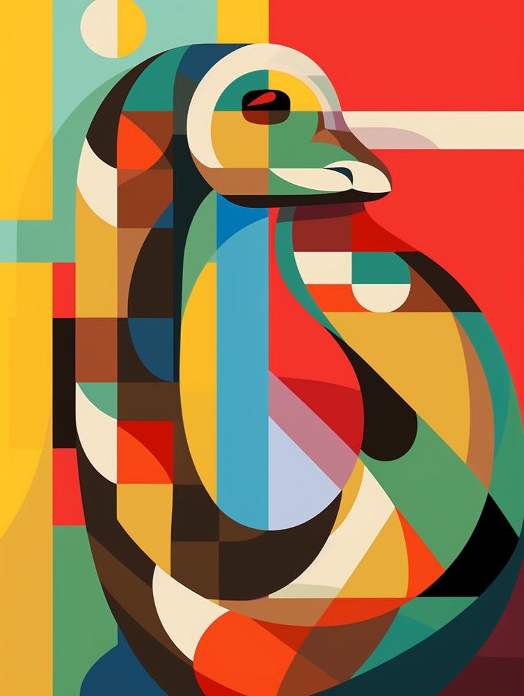 Snake Geometric Abstract 2