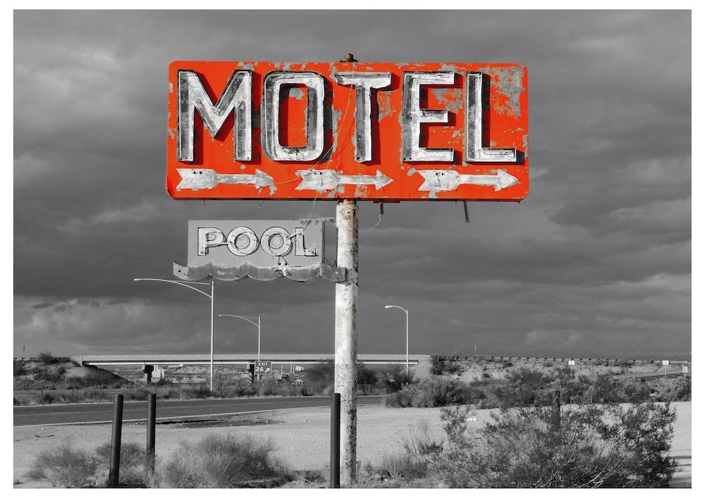 Vintage America Motel Sign