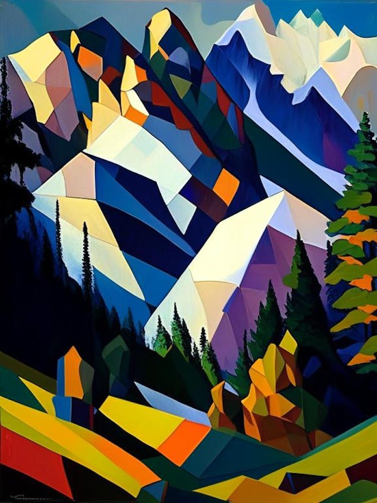 Rocky Mountain National Park United States Of America Cubo Futuristic