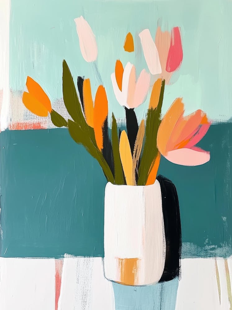 Tulips In A Vase 95