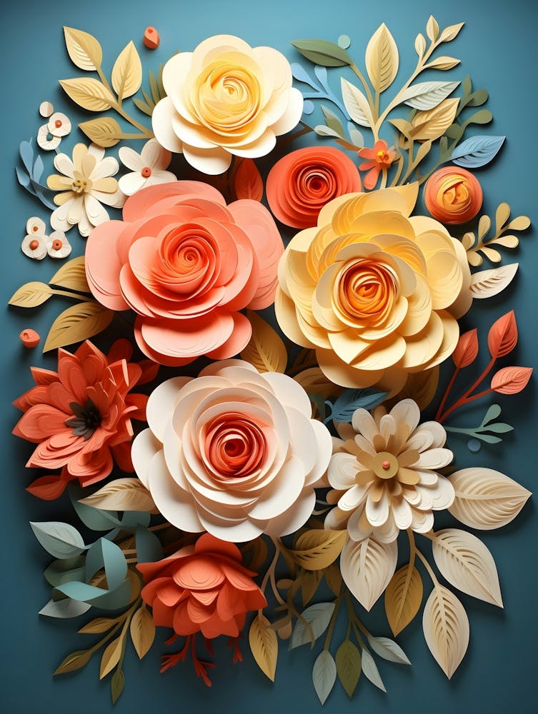 Paper Flowers 6