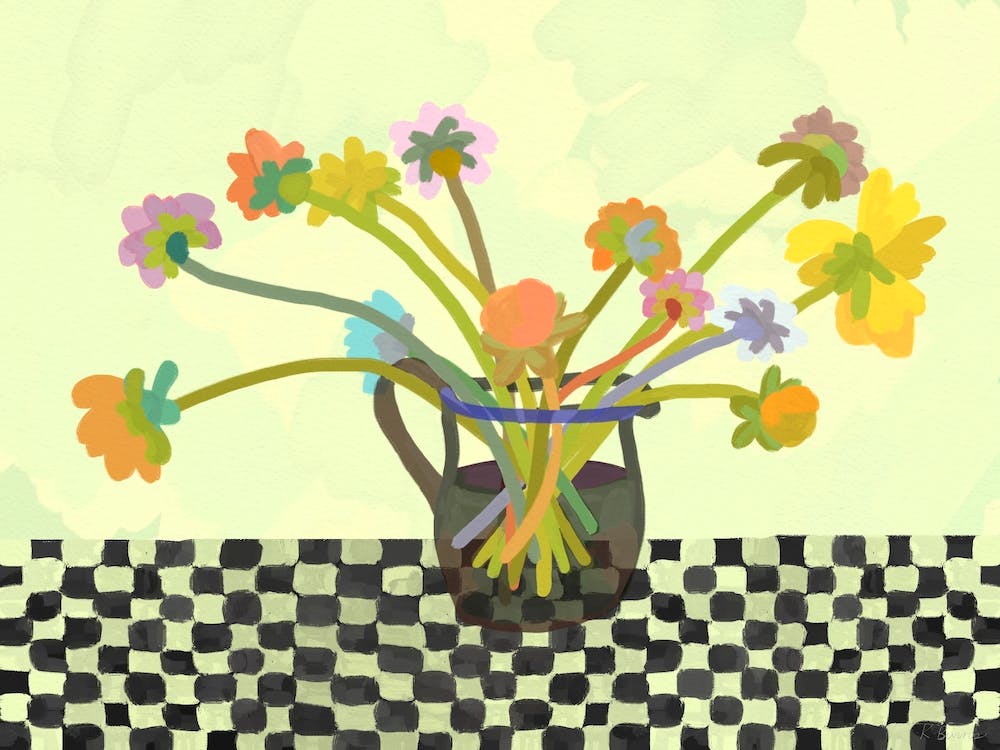 Flowers In A Vase 1