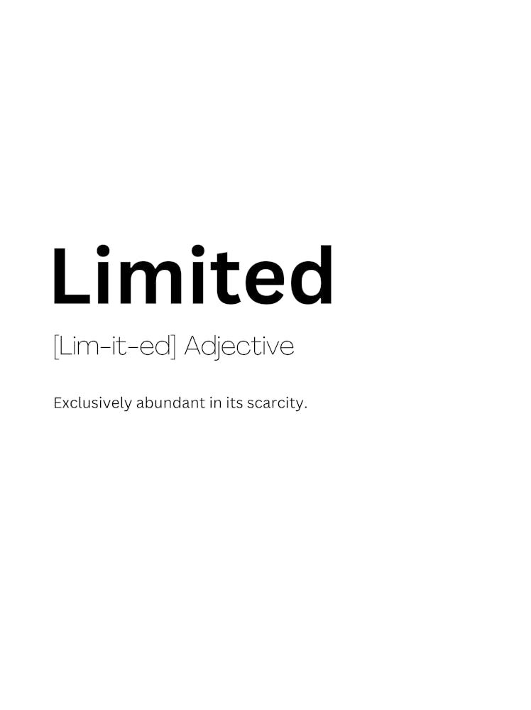 Limited Definition Meaning 1