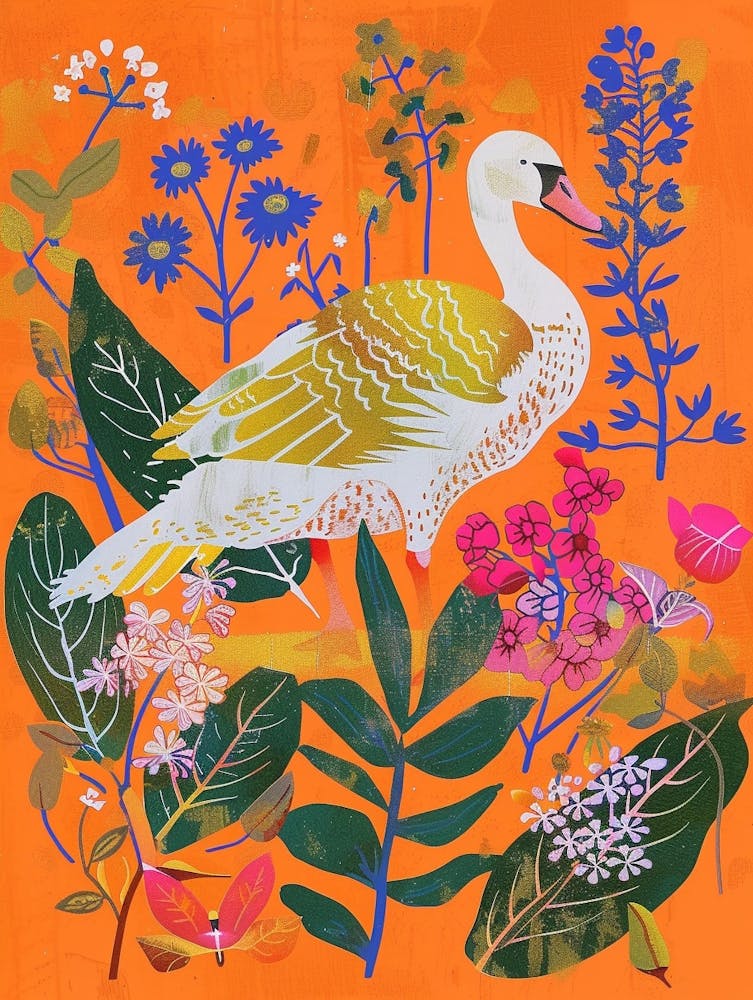 Frühlingsvögel Schwan 5
