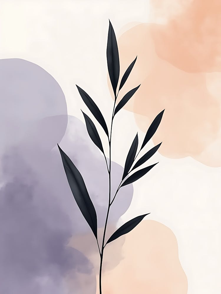 Muted Earthy Botanicals with Minimalist Design