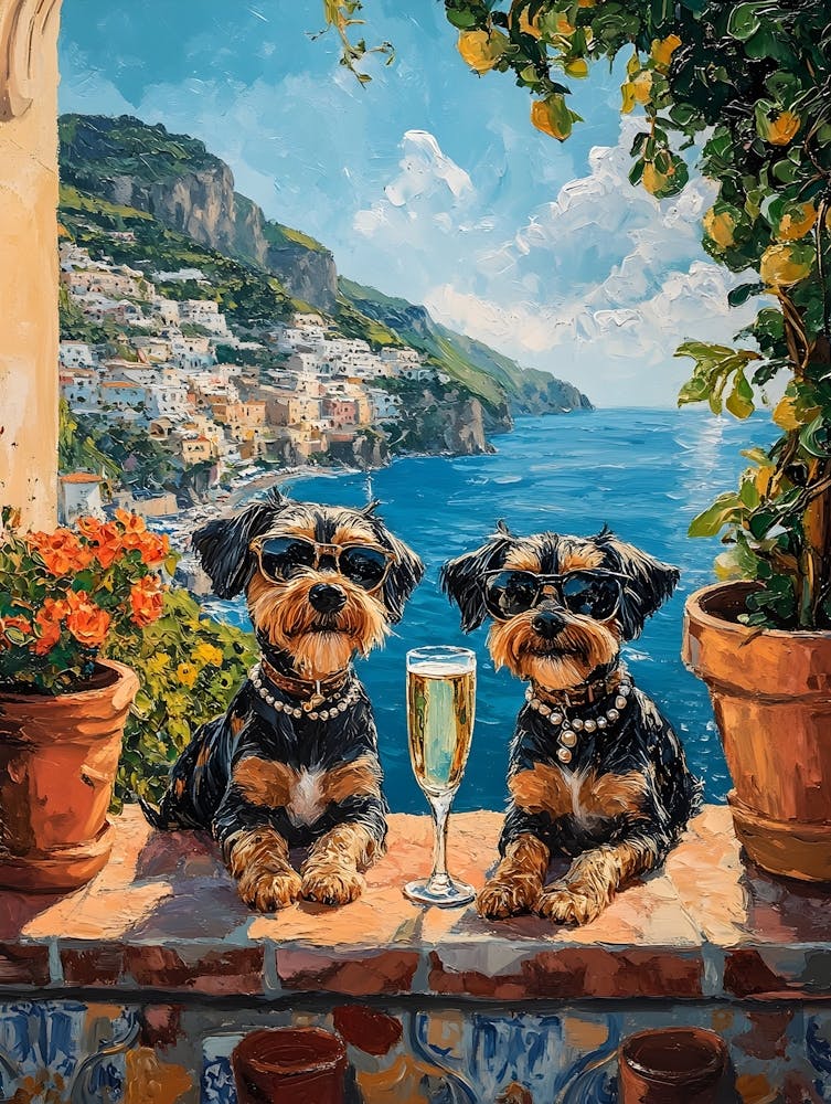 Terriers Boivent Sur la Côte Italienne
