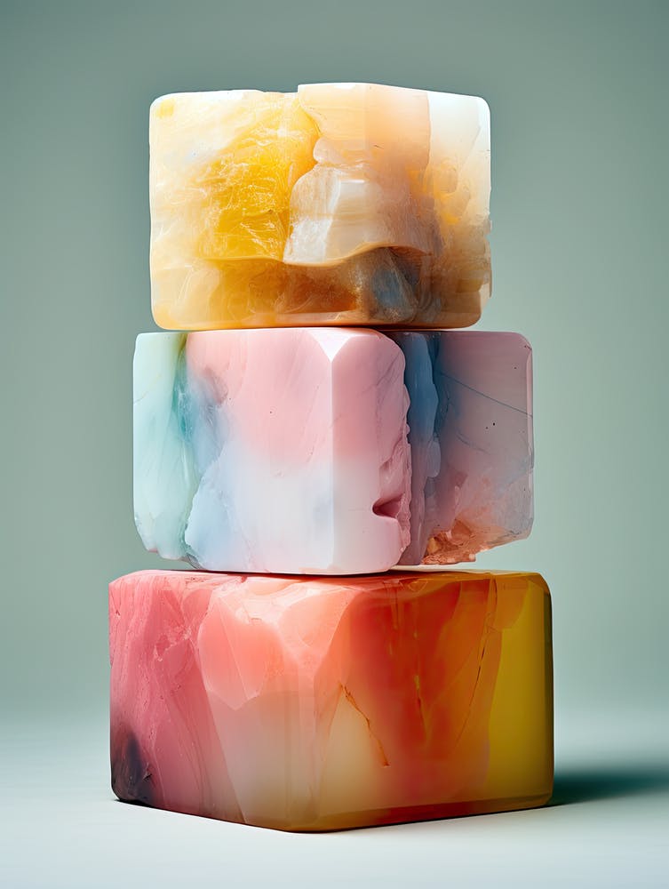 Stacked Soaps, Stone Art