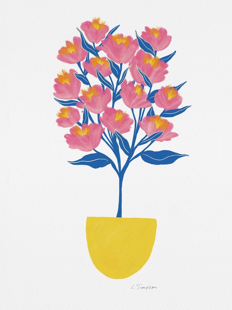 Potted Peonies